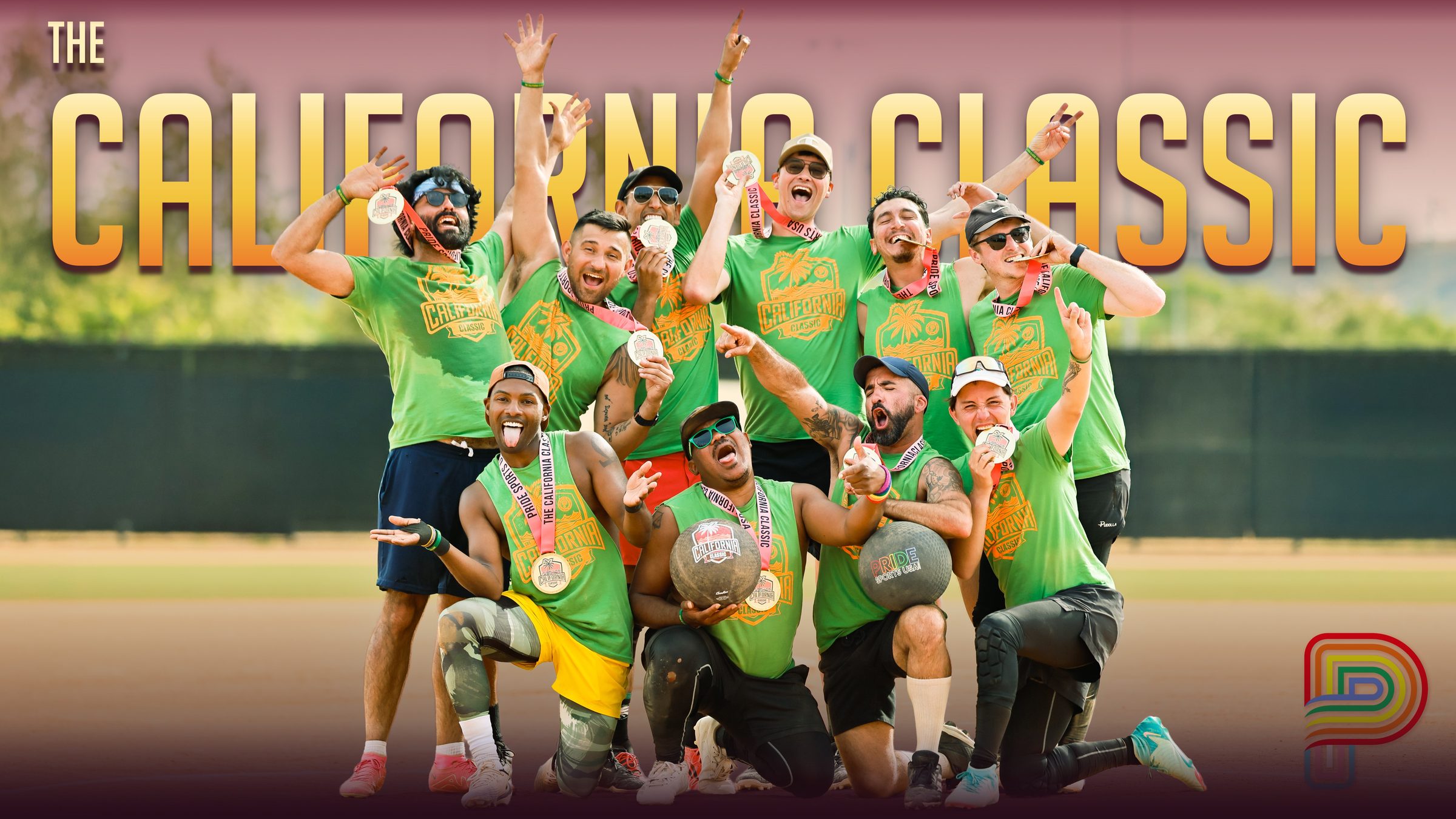 The California Classic &mdash; March 26&ndash;28, 2027 in San Diego, CA. Champions celebrating on the field, medals high.