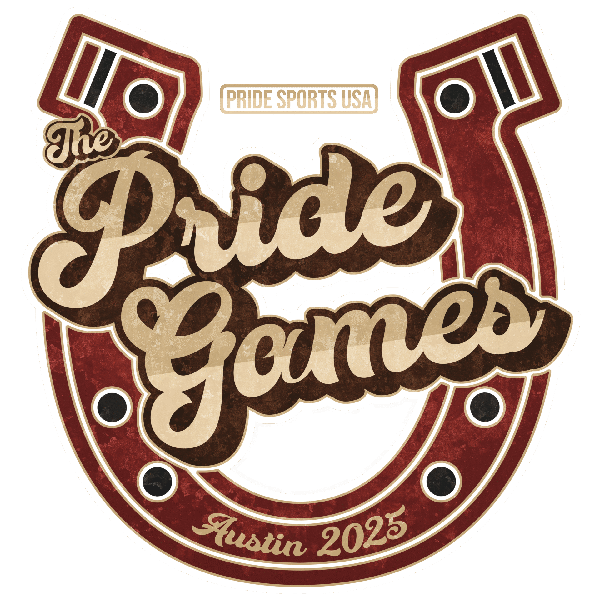 The Pride Games Austin 2025 logo